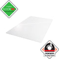Floortex Cleartex Ultimat Polycarbonate Rectangular Chair Mat for Hard Floor - 48" x 53", FLR1213419ER