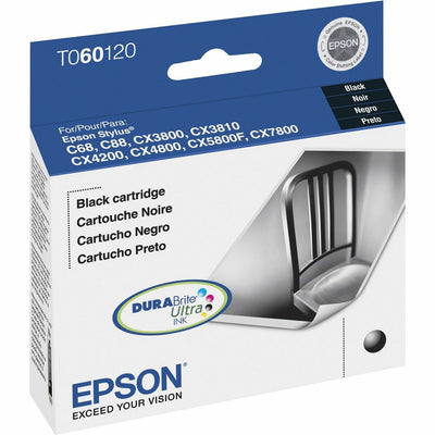Epson DURABrite Original Inkjet Ink Cartridge - Black -, EPST060120S