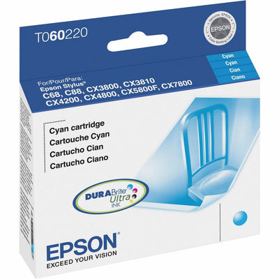 Epson DURABrite Original Inkjet Ink Cartridge - Cyan -, EPST060220S