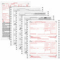 TOPS Carbonless Standard W-2 Tax Forms, 5.50" Width x 8.50" Length, 24 / Pack, TOP2204