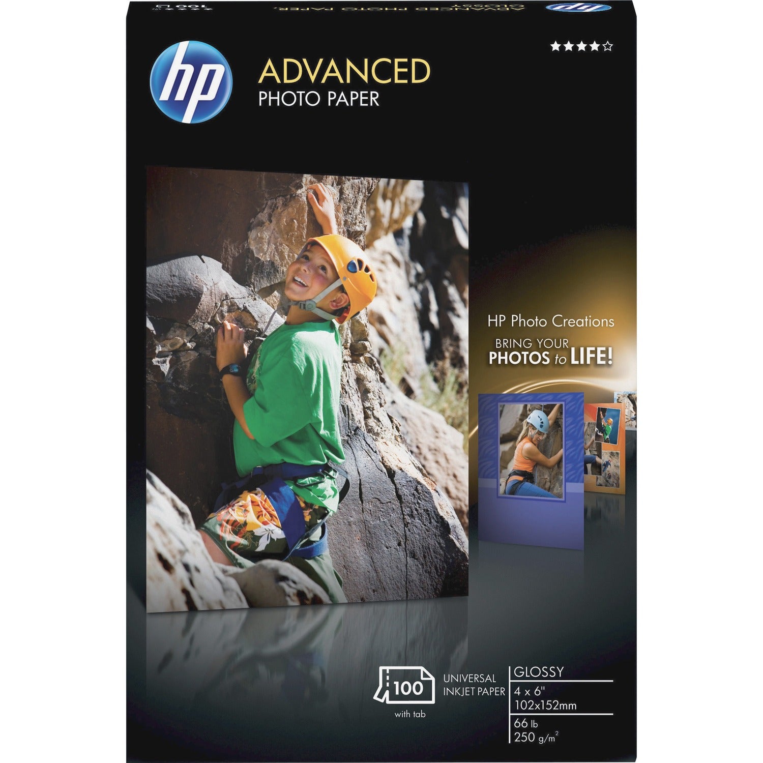 HP Advanced Glossy Photo Paper, 1 Pack