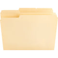 Nature Saver 1/3 Tab Cut Letter Recycled Top Tab File Folder, Manila, 8 1/2" Width x 11" Length, 100 / Box, NAT00836