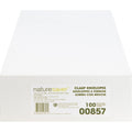 Nature Saver Recycled Clasp Envelopes, Yellow, 100 / Box, NAT00857