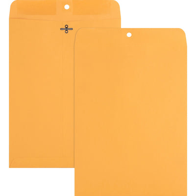 Nature Saver Recycled Clasp Envelopes, Yellow, 100 / Box — view 1