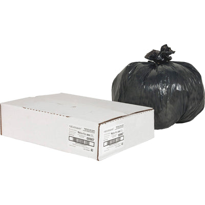 Nature Saver Black Low-density Recycled Can Liners, 1 Carton — view 1