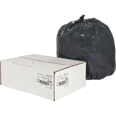 Nature Saver Black Low-density Recycled Can Liners, 1 Carton — view 1