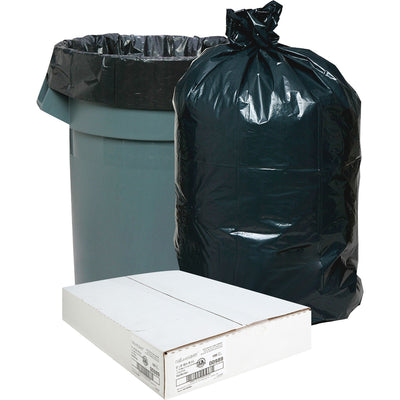 Nature Saver Black Low-density Recycled Can Liners, 1 Carton — view 1