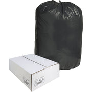 Nature Saver Black Low-density Recycled Can Liners, 1 Carton