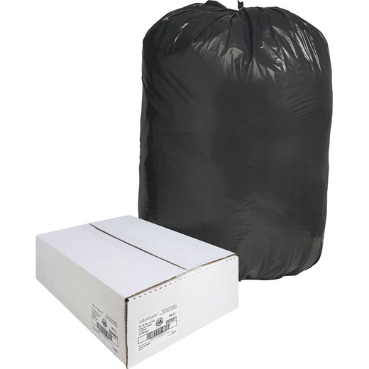 Nature Saver Black Low-density Recycled Can Liners, 1 Carton