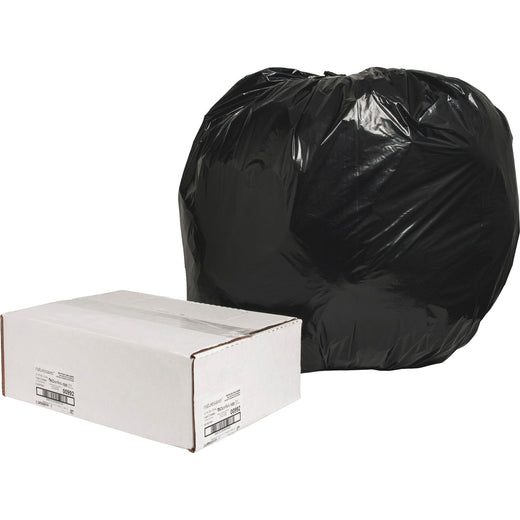 Nature Saver Black Low-density Recycled Can Liners, 1 Carton