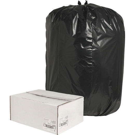 Nature Saver Black Low-density Recycled Can Liners, 1 Carton