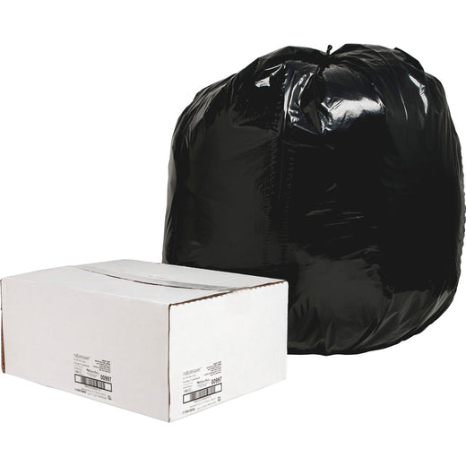 Nature Saver Black Low-density Recycled Can Liners, 1 Carton