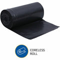 Genuine Joe Heavy-Duty Trash Can Liners, Black, 1 Carton, GJO01533