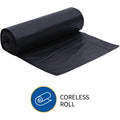 Genuine Joe Heavy-Duty Trash Can Liners, Black, 1 Carton, GJO01534