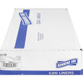 Genuine Joe High-Density Can Liners, Clear, 20 / Carton, GJO01756