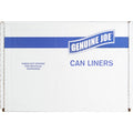 Genuine Joe High-Density Can Liners, Clear, 20 / Carton, GJO01756