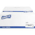 Genuine Joe High-Density Can Liners, Clear, 20 / Carton, GJO01757