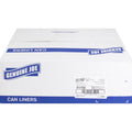 Genuine Joe High-density Can Liners, Clear, 10 / Carton, GJO01758