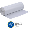 Genuine Joe High-density Can Liners, Clear, 10 / Carton, GJO01758