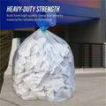 Genuine Joe High-Density Can Liners, Clear, 10 / Carton, GJO01759