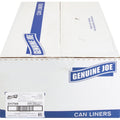 Genuine Joe High-Density Can Liners, Clear, 10 / Carton, GJO01759