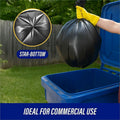 Genuine Joe Linear Low Density Can Liners, Black, 100 / Carton, GJO02152