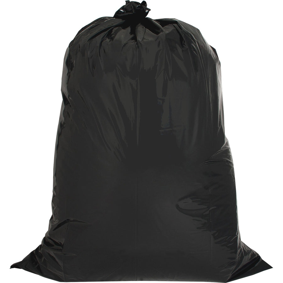 Genuine Joe Heavy Duty Contractor Bags, Large, Black, 42 gal, 1 Carton, GJO02311