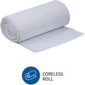 Genuine Joe Heavy-Duty Tall Kitchen Trash Bags, White, 1 Carton, GJO02312