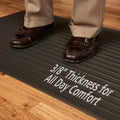 Genuine Joe Air Step Anti-Fatigue Mat, Black, GJO53351