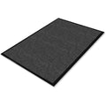 Genuine Joe Ribbed Indoor Wiper Mat, Charcoal, GJO55461