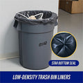 Genuine Joe Maximum Strength Trash Can Liner, Silver, 50 / Carton, GJO70343