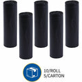 Genuine Joe Heavy-Duty Trash Can Liners, Black, 1 Carton, GJO01535