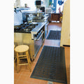 Genuine Joe Versa-Lite Anti-microbial Rubber Mat, Black, GJO01705