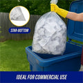 Genuine Joe Economy High-Density Can Liners, Translucent, 500 / Carton, GJO70012