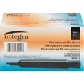 Integra Permanent Chisel Markers, 1 Dozen, ITA30011
