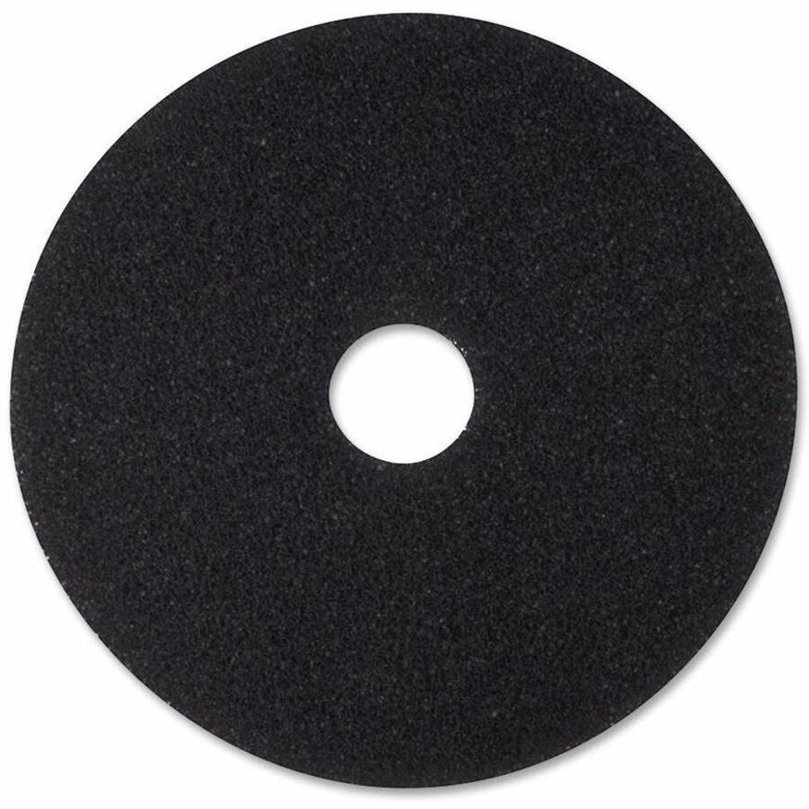 3M Black Stripping Pads, 5 / Carton, MMM08374