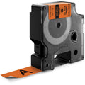 Newell Dymo Colored Industrial Rhino Vinyl Labels, Black, DYM18436