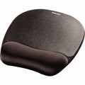 Fellowes Memory Foam Mouse Pad/Wrist Rest, Black, FEL9176501