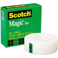 3M Scotch 3/4"W Magic Tape, Clear, 1 Roll, MMM8101K