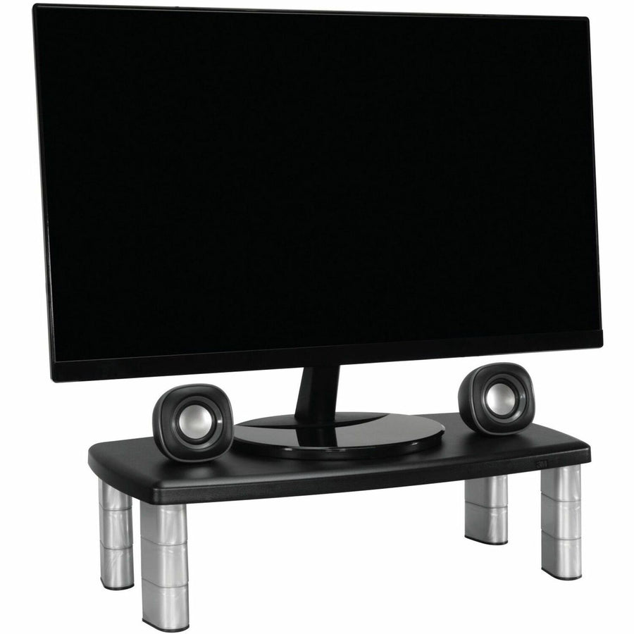 3M Adjustable Monitor Riser Stand, 18.50" x 6", Black, MMMMS90B
