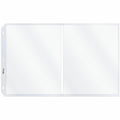 C-Line Panoramic Fold-Out Sheet Protectors, Clear, 8 1/2" Width x 11" Length, 25 / Box, CLI62237