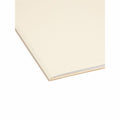 Smead 1/5 Tab Cut Letter Recycled Top Tab File Folder, Manila, 8 1/2" Width x 11" Length, 25 / Set, SMD11777