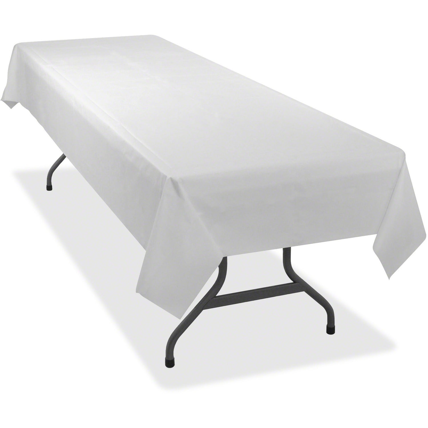 Tablemate Heavy-duty Plastic Table Covers, 1 Pack