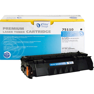 Elite Image Remanufactured Laser Toner Cartridge 49A (Q5949A) - Black -, ELI75110