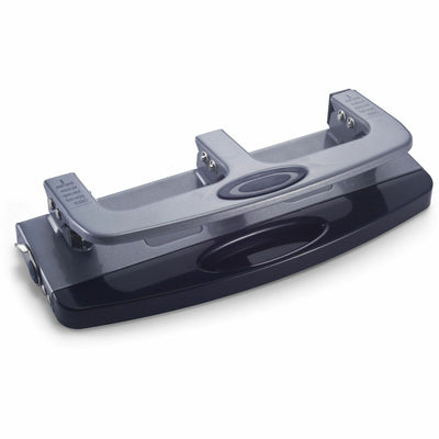 Officemate Deluxe 3-Hole Punch, Silver, OIC90102