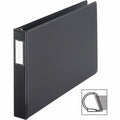 TOPS Cardinal Premier EasyOpen Locking Slant-D Tabloid Binder, Black, 11" Width x 17" Length, CRD12122