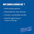 Genuine Joe Medium-weight Forks, White, 1000 / Carton, GJO20000