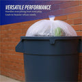 Genuine Joe Clear Trash Can Liners, 1 Carton, GJO01016