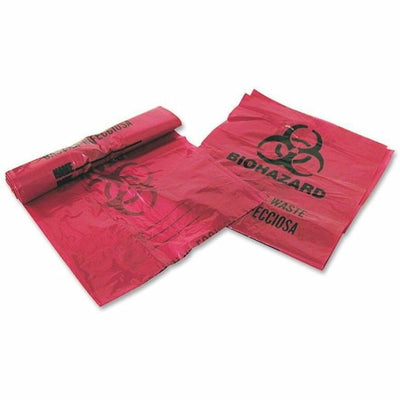 Medical Action Medegen MHMS Infectious Waste Red Disposal Bags, 200 / Box, MHM03EB086000
