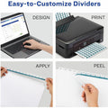 Avery Index Maker Index Divider, White, 12 / Set, AVE11428